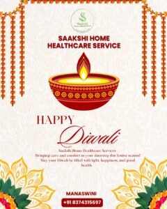 Saakshi Home Healthcare Diwali Poster5